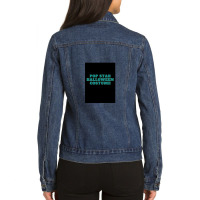 Pop Star Halloween Costume 1 Ladies Denim Jacket | Artistshot