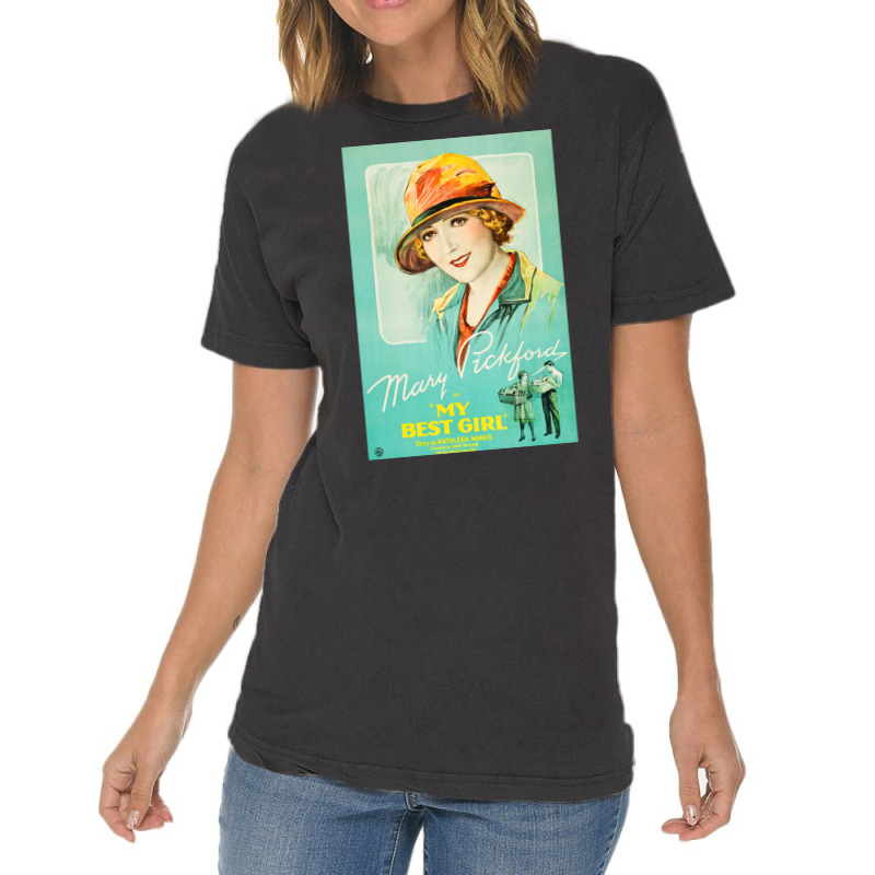 My Best Girl Starring Mary Pickford. Vintage Hollywood Movie Film Post Vintage T-Shirt by soyefkettieu | Artistshot