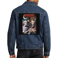 Vampire Knight  Tv Show Poster Cool Fan Cool Fan Vampire Knight  Tv Sh Men Denim Jacket | Artistshot