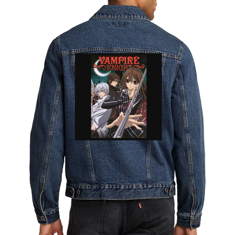 Vampire Knight  Tv Show Poster Cool Fan Cool Fan Vampire Knight  Tv Sh Men Denim Jacket by ferrarperishc | Artistshot