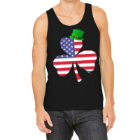 Shamrock Gift T  Shirt Shamrock American Flag 4th Of July Independence Tank Top | Artistshot