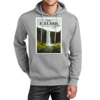 Visit Iceland  Yellow Green Aesthetic Unisex Hoodie | Artistshot