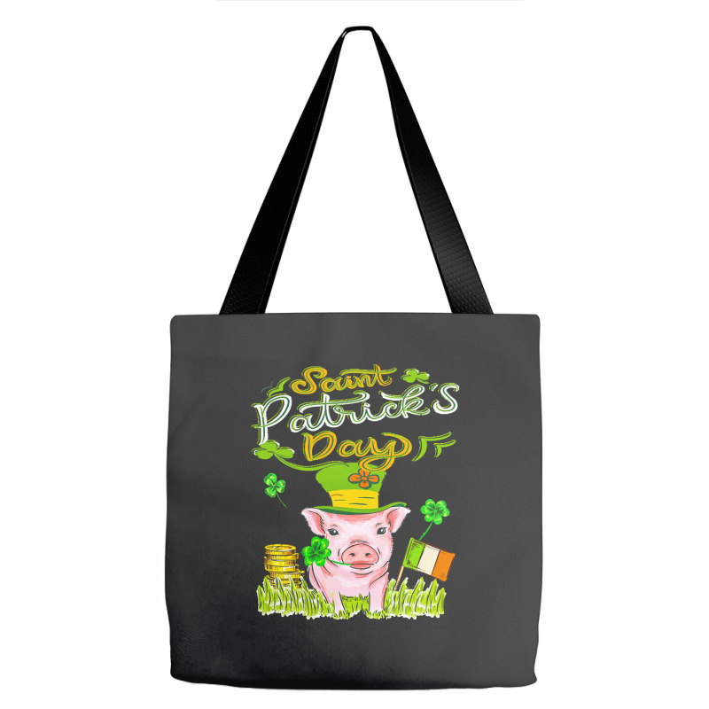 St Patrick T  Shirt P I G S T. P A T R I C K S D A Y T  Shirt Tote Bags | Artistshot