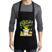 St Patrick T  Shirt P I G S T. P A T R I C K S D A Y T  Shirt Medium-length Apron | Artistshot