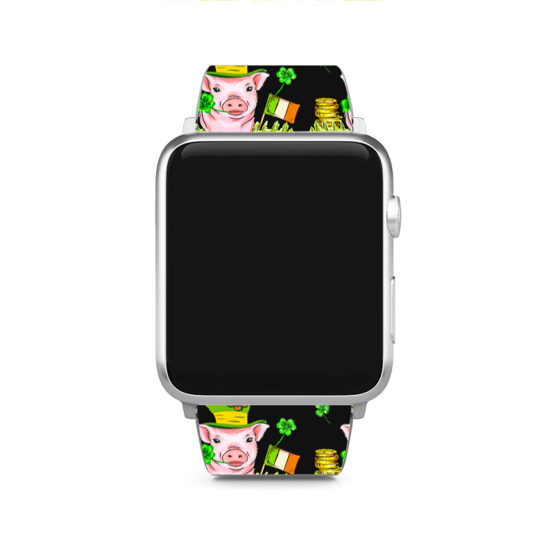 St Patrick T  Shirt P I G S T. P A T R I C K S D A Y T  Shirt Apple Watch Band | Artistshot