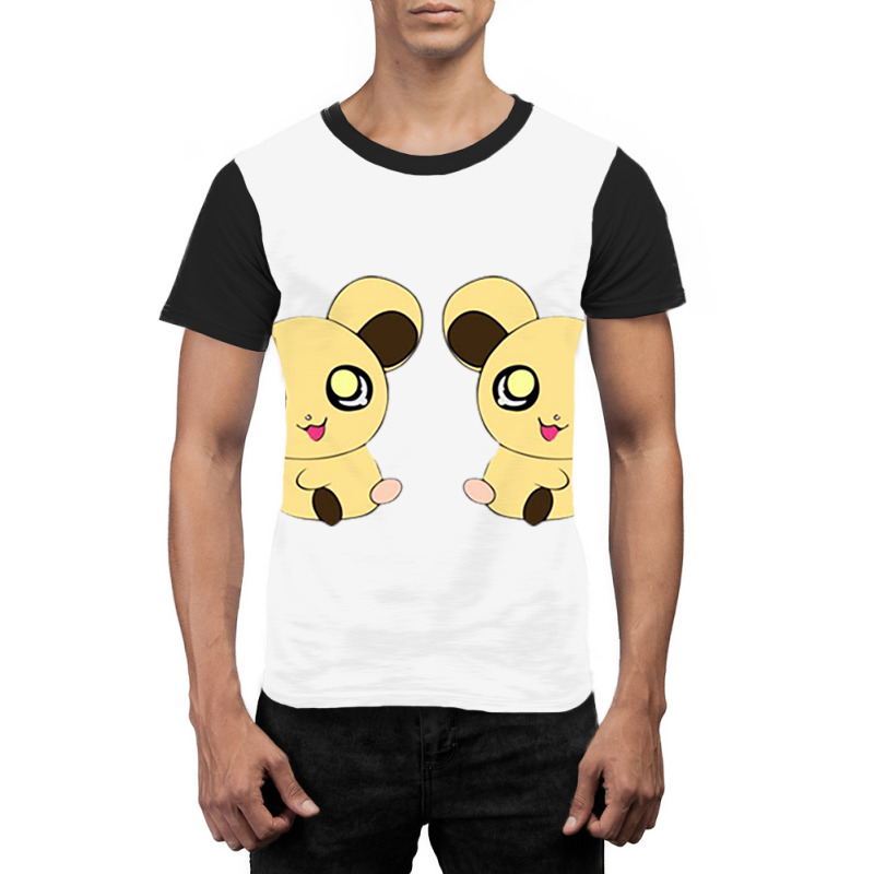 Cute Hamster Illustration Art Graphic T-shirt | Artistshot