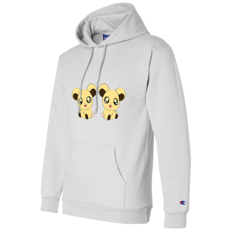 Cute Hamster Illustration Art Champion Hoodie | Artistshot