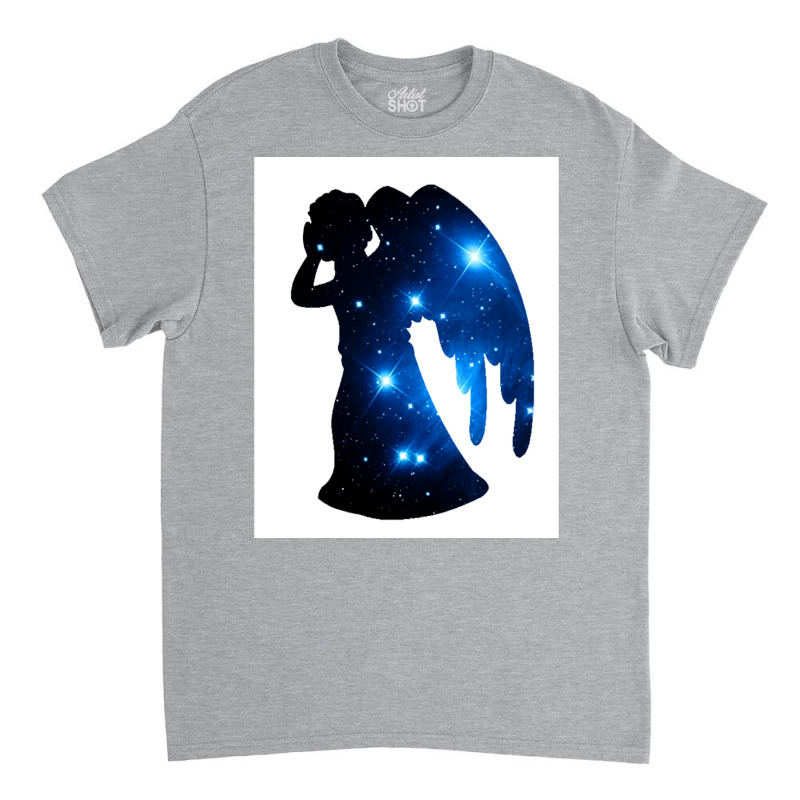 Weeping Angel Galaxy Poster Love Classic T-shirt by ferrarperishc | Artistshot