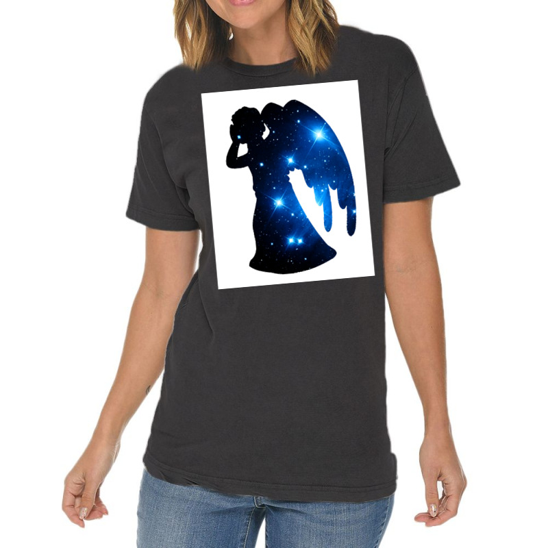 Weeping Angel Galaxy Poster Love Vintage T-Shirt by ferrarperishc | Artistshot