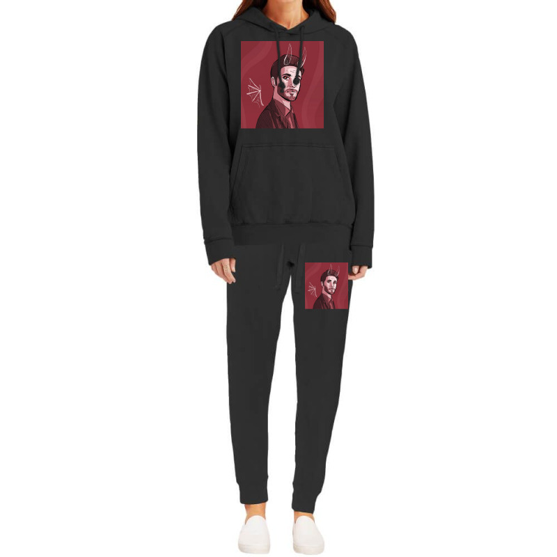 Tv Show In Red Poster Funny Hoodie & Jogger set by sivelslebeckl | Artistshot