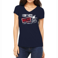 I Don't Need Therapy I Just Need  To Drink Beer Women's V-neck T-shirt | Artistshot