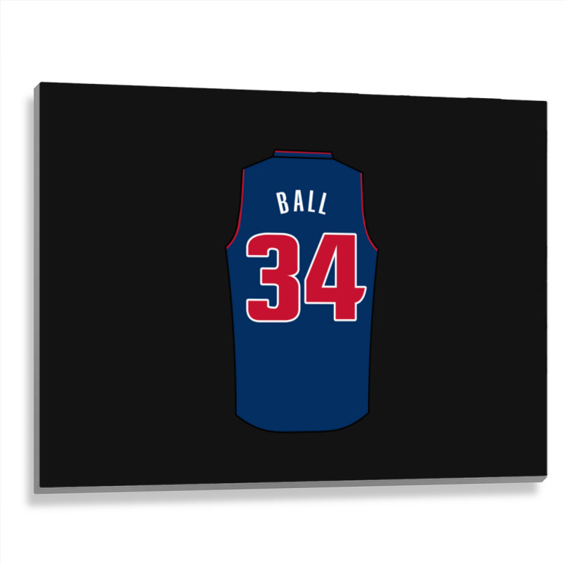 Liangelo Ball Jersey Metal Print Horizontal | Artistshot