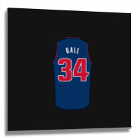 Liangelo Ball Jersey Metal Print Square | Artistshot