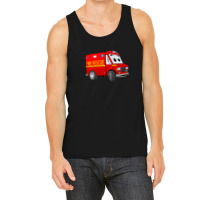 Fire Rescue Mini Van Cartoon Tank Top | Artistshot