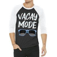 Limited Edition Vacay Mode Sunglasses Simmer Beach Island 3/4 Sleeve Shirt | Artistshot