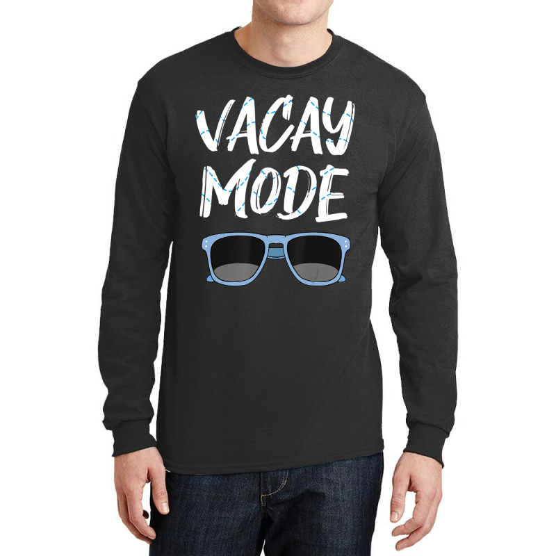 Limited Edition Vacay Mode Sunglasses Simmer Beach Island Long Sleeve Shirts | Artistshot