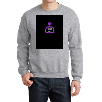 Mixed Signals  Purple Graphic  Nature Hipster Crewneck Sweatshirt | Artistshot