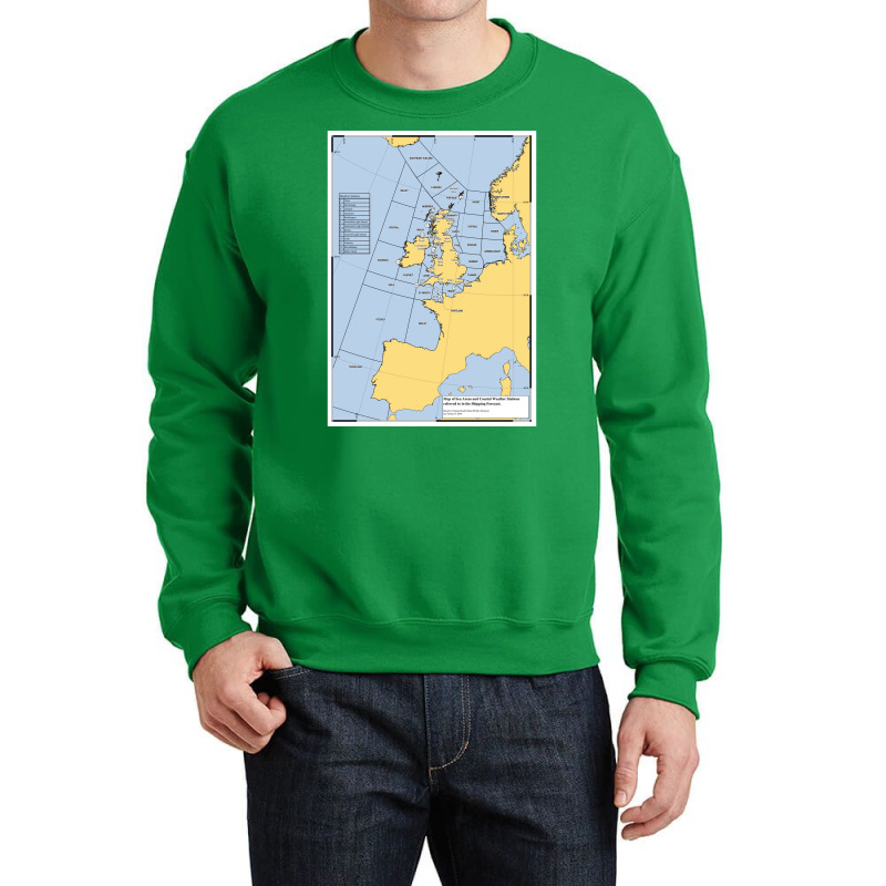 Uk Shipping Forecast Map  Funny Boy Crewneck Sweatshirt | Artistshot