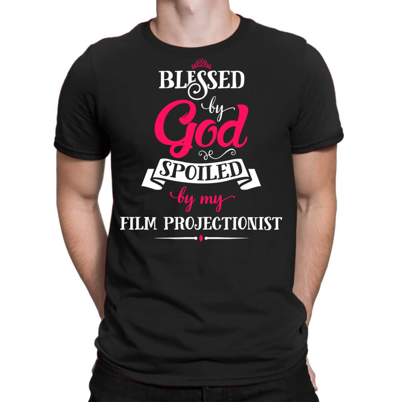 Blessed By God Spoiled By Film Projectionist Classic Boy Stars T-Shirt by slibobatrouzn | Artistshot