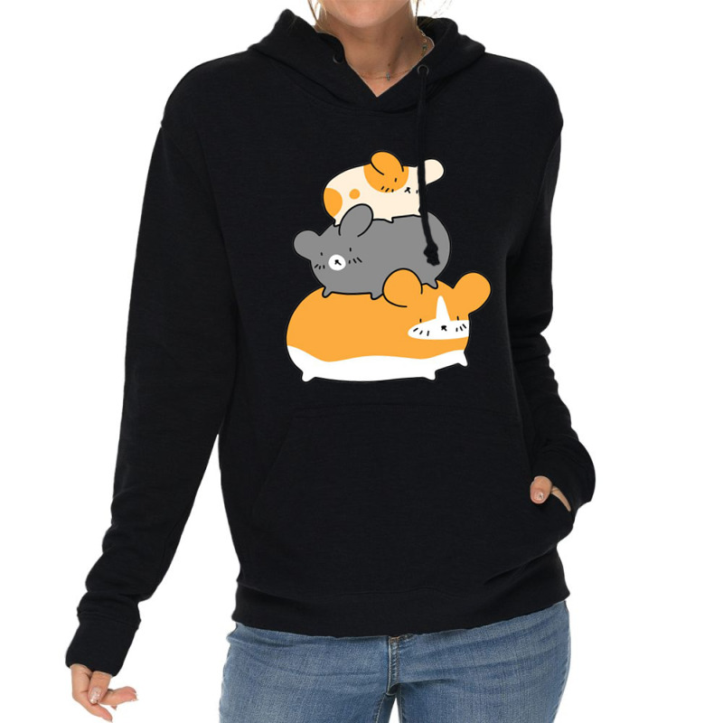 Hamster Stack Lightweight Hoodie | Artistshot