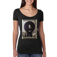 Buster Keaton  The Navigator  Film  D31 Classic Blue Hipster Women's Triblend Scoop T-shirt | Artistshot