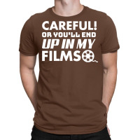 Careful Or Youll End Up In My Film Classic  Aesthetic Retro T-shirt | Artistshot