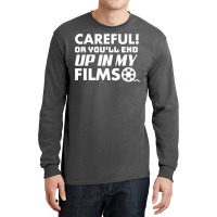 Careful Or Youll End Up In My Film Classic  Aesthetic Retro Long Sleeve Shirts | Artistshot