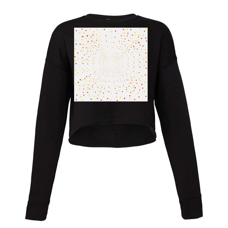 Colourful Confetti Designs In Minimize And Maximize Pattern Cropped Sweater by American choice | Artistshot