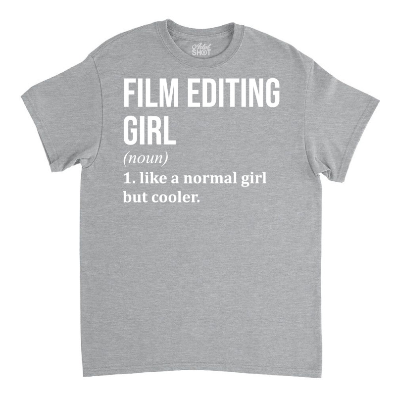 Film Editing Girl Funny Saying For Women Classic Red Retro Classic T-shirt by ngankooranosi | Artistshot