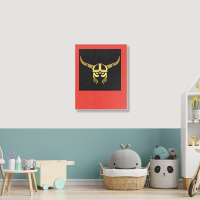 Viking Helmet Warrior Tattoo Vikings Gift Idea  Boy Retro Portrait Canvas Print | Artistshot