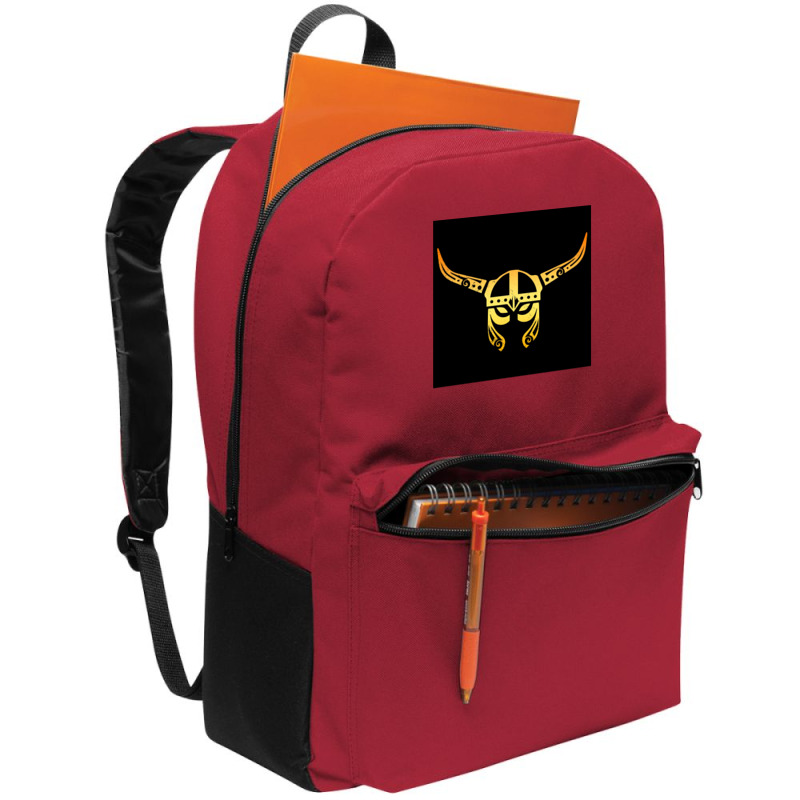 Viking Helmet Warrior Tattoo Vikings Gift Idea  Boy Retro Backpack | Artistshot