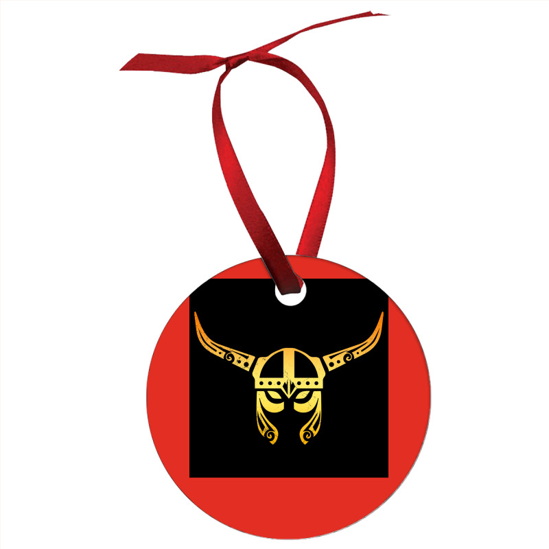 Viking Helmet Warrior Tattoo Vikings Gift Idea  Boy Retro Ornament | Artistshot