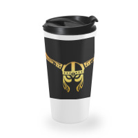 Viking Helmet Warrior Tattoo Vikings Gift Idea  Boy Retro Travel Mug | Artistshot