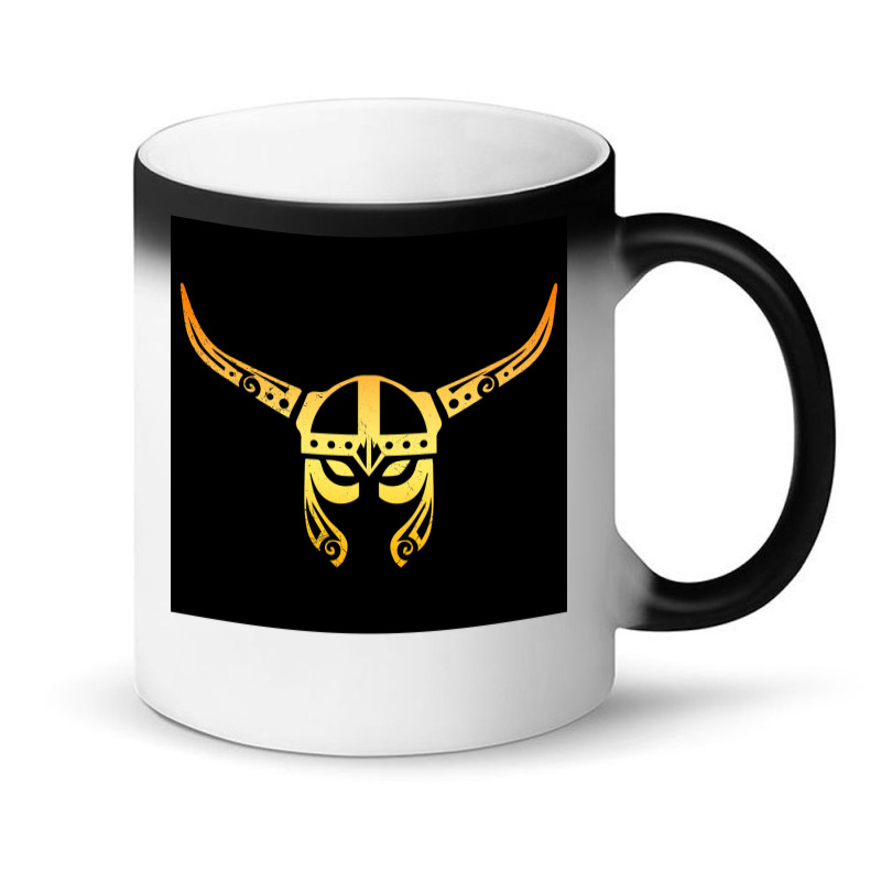 Viking Helmet Warrior Tattoo Vikings Gift Idea  Boy Retro Magic Mug | Artistshot