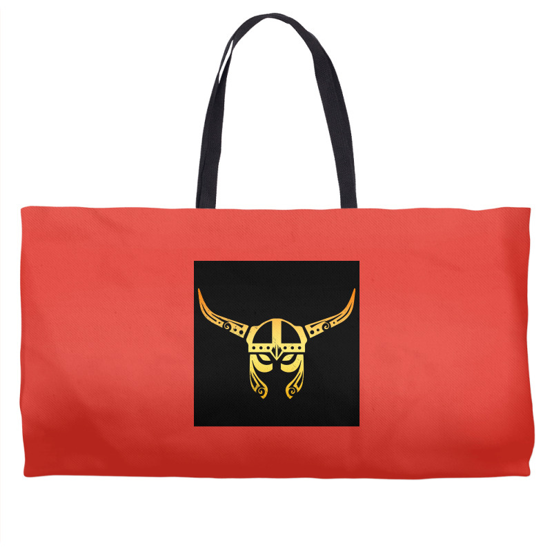 Viking Helmet Warrior Tattoo Vikings Gift Idea  Boy Retro Weekender Totes | Artistshot