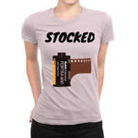 Stocked V1 Classic 80s Yellow Ladies Fitted T-shirt | Artistshot