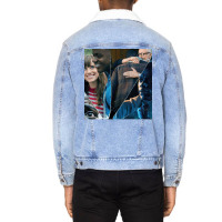 Get Out Chiffon Top Travel Boy Unisex Sherpa-lined Denim Jacket | Artistshot