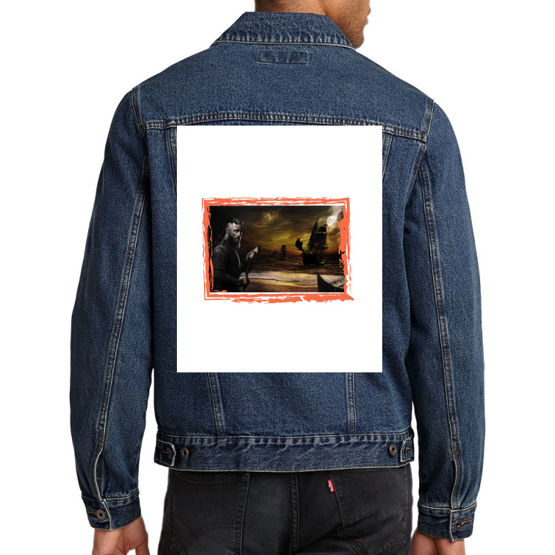 Viking King Design  Cute Nature Men Denim Jacket | Artistshot