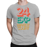 24 Exposures Make It Count  Active Vintage T-shirt | Artistshot