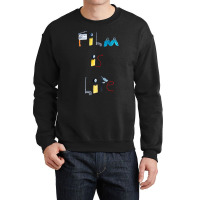 Film Is Life Classic Hipster Humor Crewneck Sweatshirt | Artistshot