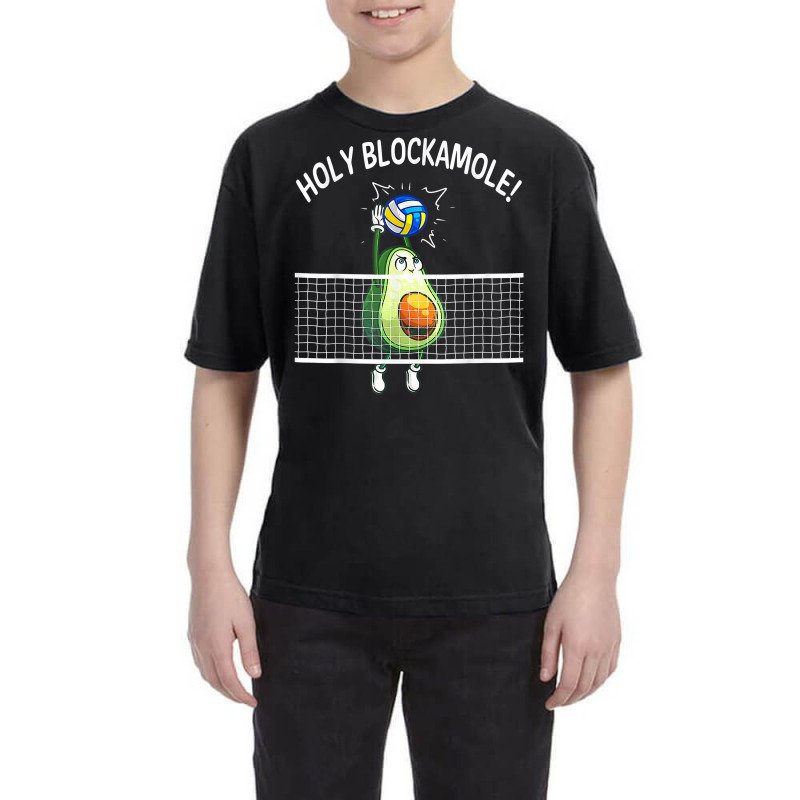 Holy Blockamole Volleyball Shirt Player Blocker Avocado T Shirt Youth Tee by dorman | Artistshot