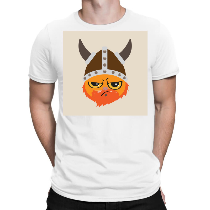 Viking Cat Cat Viking Helmet Emotion Gift  Boy Gift T-shirt | Artistshot