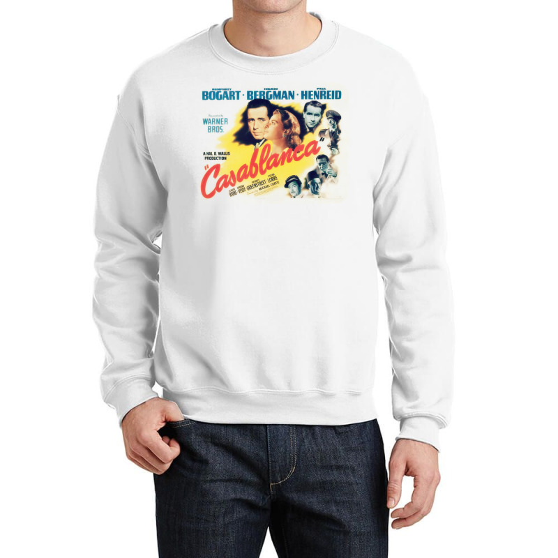 Casablanca Classic  Cute Aesthetic Crewneck Sweatshirt by nolljyaull | Artistshot