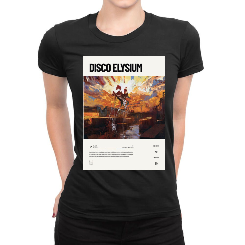 Disco Elysium (2019) Ladies Fitted T-Shirt by juliastonnes | Artistshot