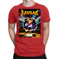 Black Vintage Retro Rayman Poster Graphic T-shirt | Artistshot