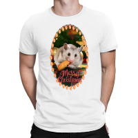 Merry Christmas Syrian Hamster T-shirt | Artistshot