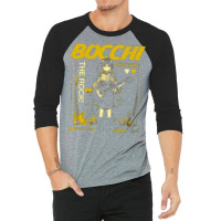 Bocchi The Rock Funny Anime 3/4 Sleeve Shirt | Artistshot