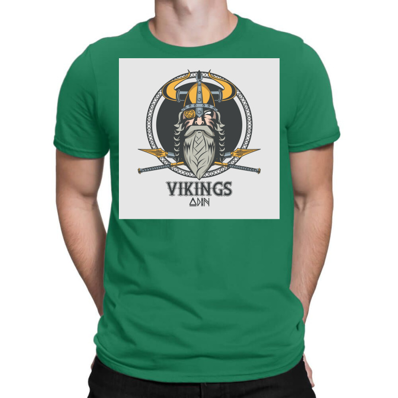 Vikings  Retro Blue Vintage T-shirt | Artistshot