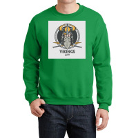 Vikings  Retro Blue Vintage Crewneck Sweatshirt | Artistshot