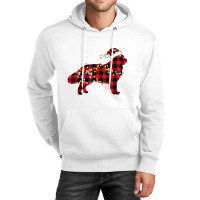 Newfoundland Dog Christmas Red Plaid Pajamas Unisex Hoodie | Artistshot